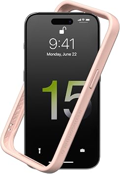 RhinoShield Mod NX Bumper Phone Case for iPhone 15 Pro | Bumper Case without Backplate, Ultra-Slim Design, Minimalist Style, Military Grade Drop Protection