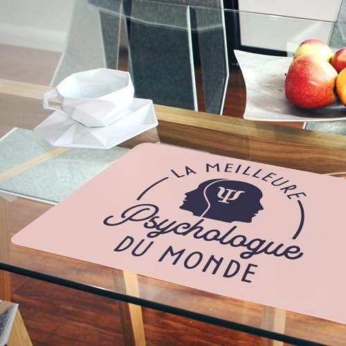 Sets de table en liège rose grand format durables et imperméables - 6