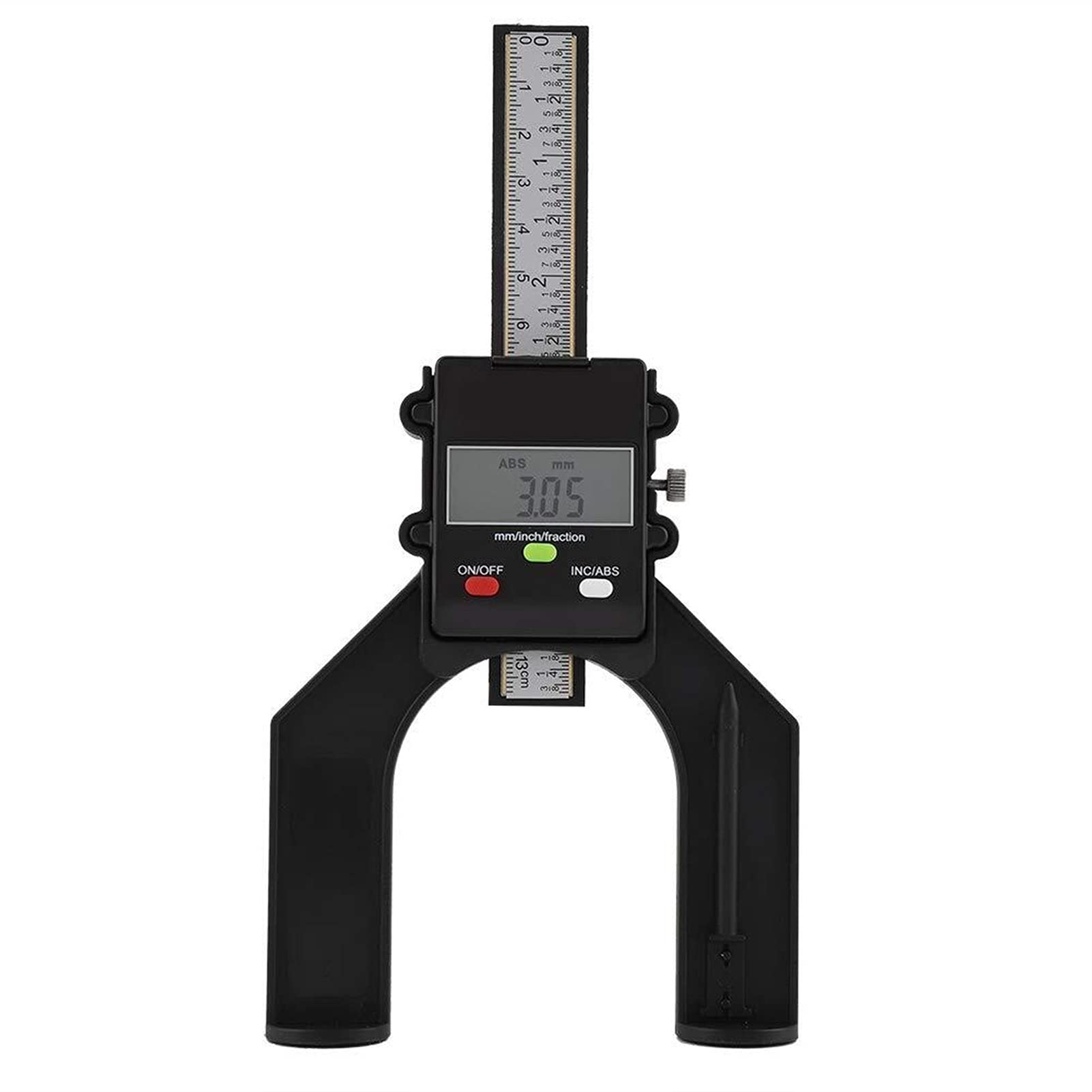 Medidor de Profundidad Digital de Altura de 80mm medidor de Profundidad de carpintería mm/Pulgada for decoración del hogar de carpintería