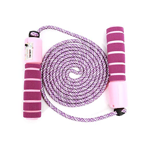 Balala Cuerda para Saltar para Niños con Ajustable, Saltar la Cuerda Contador para Entrenamiento, Adelgazamiento, el Juego Escolar, Actividad al Aire Libre