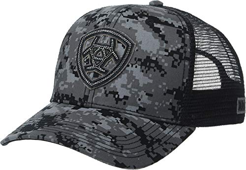 Ariat Ariat Shield Logo Digital Camo Snapback Cap Black Camo One Size
