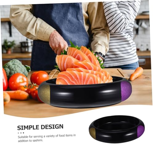 Plato sushi reutilizable redondo de plástico LIFKOME miniatura 7
