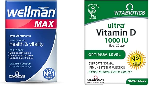Wellman Max Support Pack with Vitamin D 1000IU