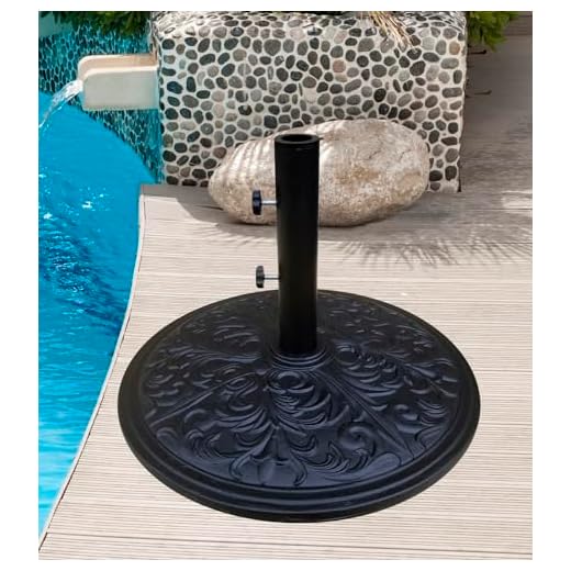 Best umbrella stand weights 50 lbs Cast Iron Umbrella Base