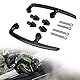 KIMISS Motorrad Haltegriffe Sitzschienengriff, CNC Aluminium Motorrad Hinterer Haltegriff Sitzschiene für Z650 17-18(Schwarz)