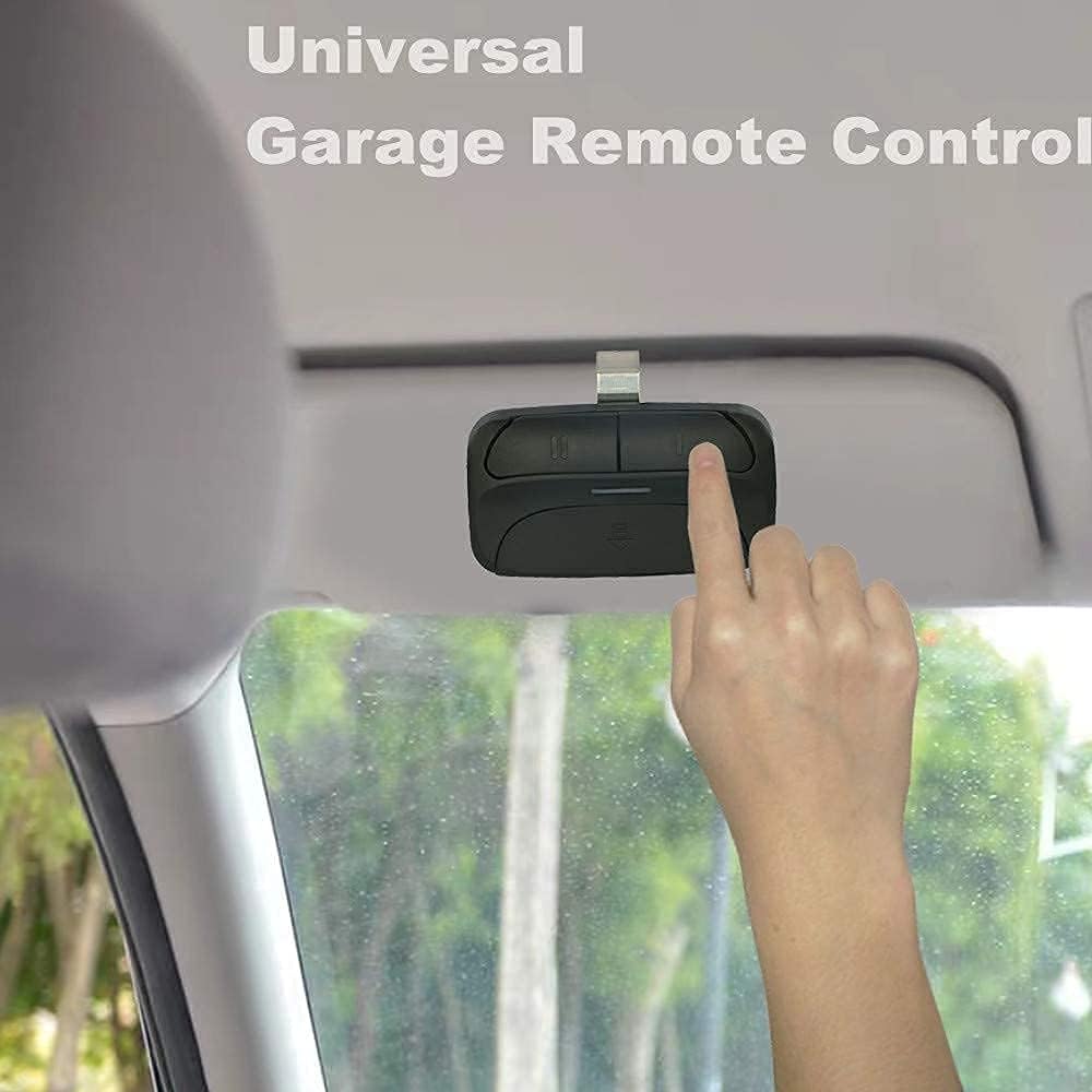 Universal Garage Door Opener Remote Replacement for Chamberlain Liftmaster Linear,Stanley,Craftsman, Works Multi-Frequency 300/310/315/318/390MHz etc- 2 Pack