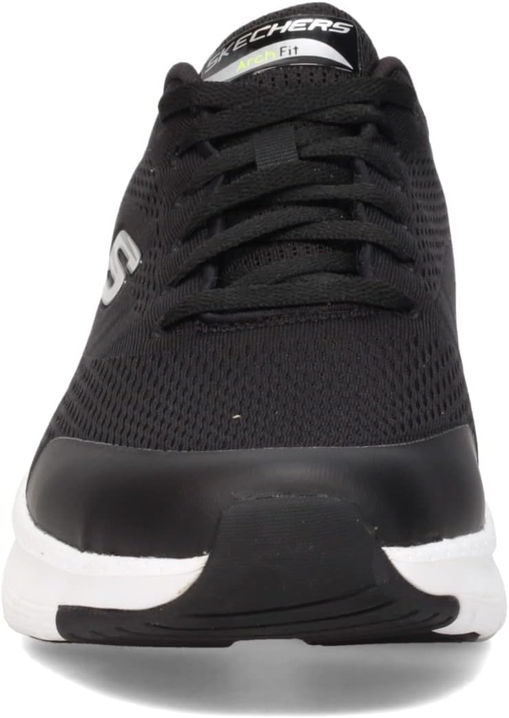 Skechers Sport Arch Fit-232040 Men's Running, 9 3E US, Black-White - Image 4