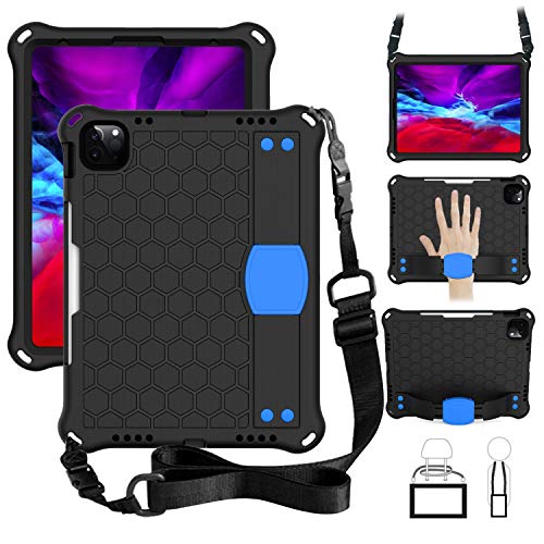 Coque iPad Air 11 antichoc robuste avec poignée anti chute noire