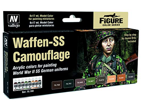 Vallejo Model Color Uniforms Set 70180 Waffen SS Camouflage (8) by Jaume Ortiz