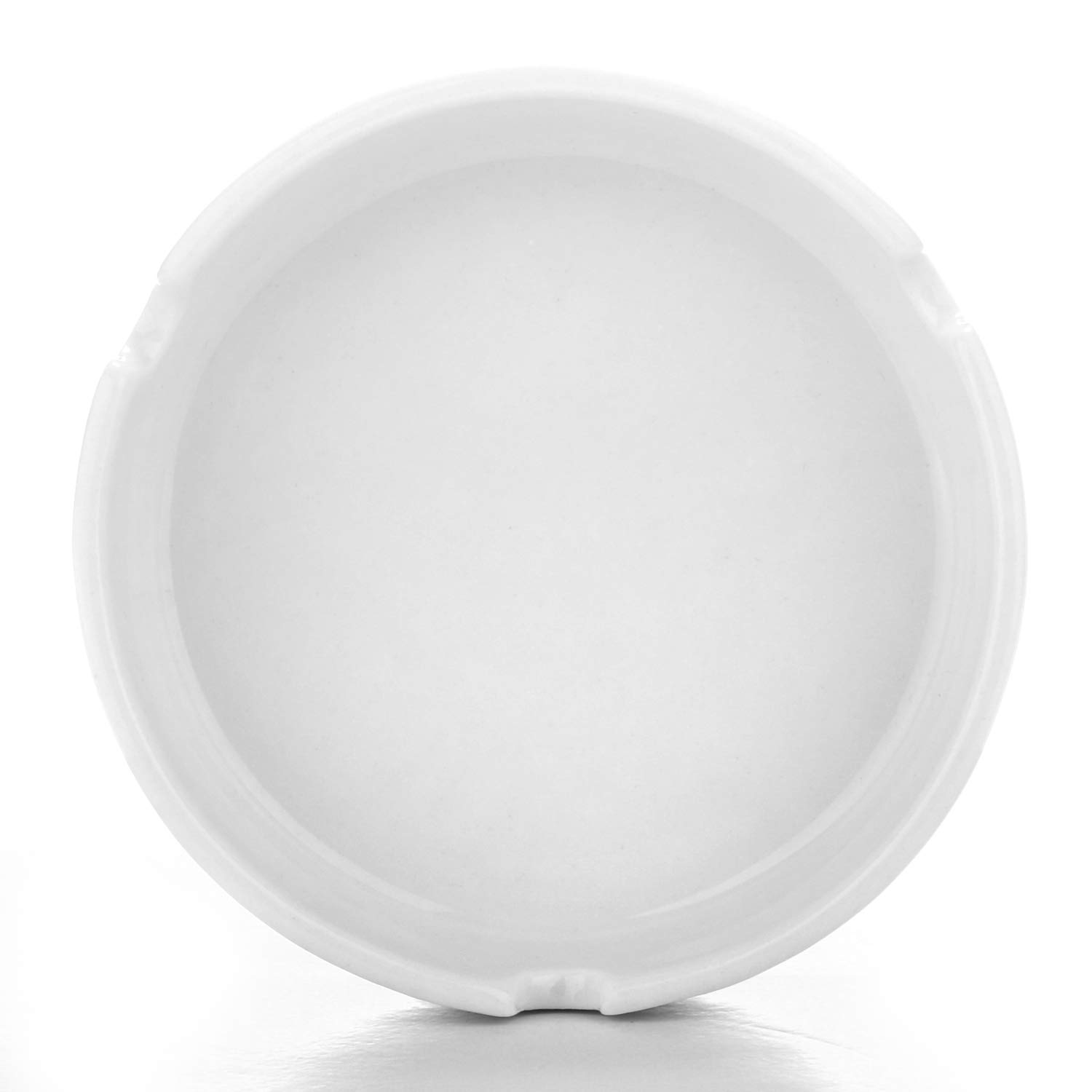 COM-FOUR® 6x Posacenere in ceramica dal design semplice, posacenere in ceramica per privati e gastronomia (06 pezzi)