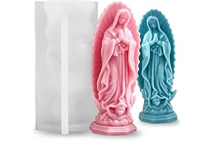 Moldes de Siliconas Velas - Virgen María