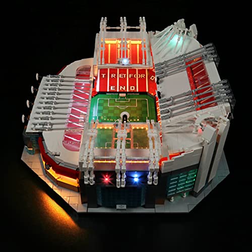 LDB SHOP LED Beleuchtungsset für Lego 10272 Bausteinen Modell, LED Licht-Set Kompatibel mit Lego Old Trafford Manchester… – Bild 4