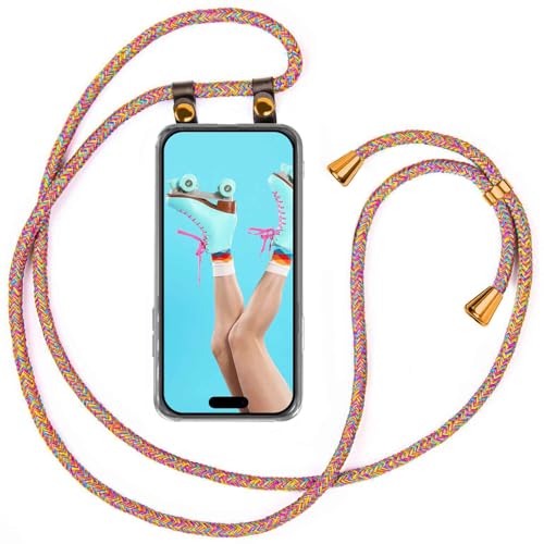Chaîne de téléphone pour iPhone 17 Pro avec cordon amovible et ajustable de 155 cm