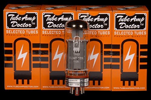 Tube Amp Doctor EL34B STR Premium Selected Vacuum Tube, Matched Pair