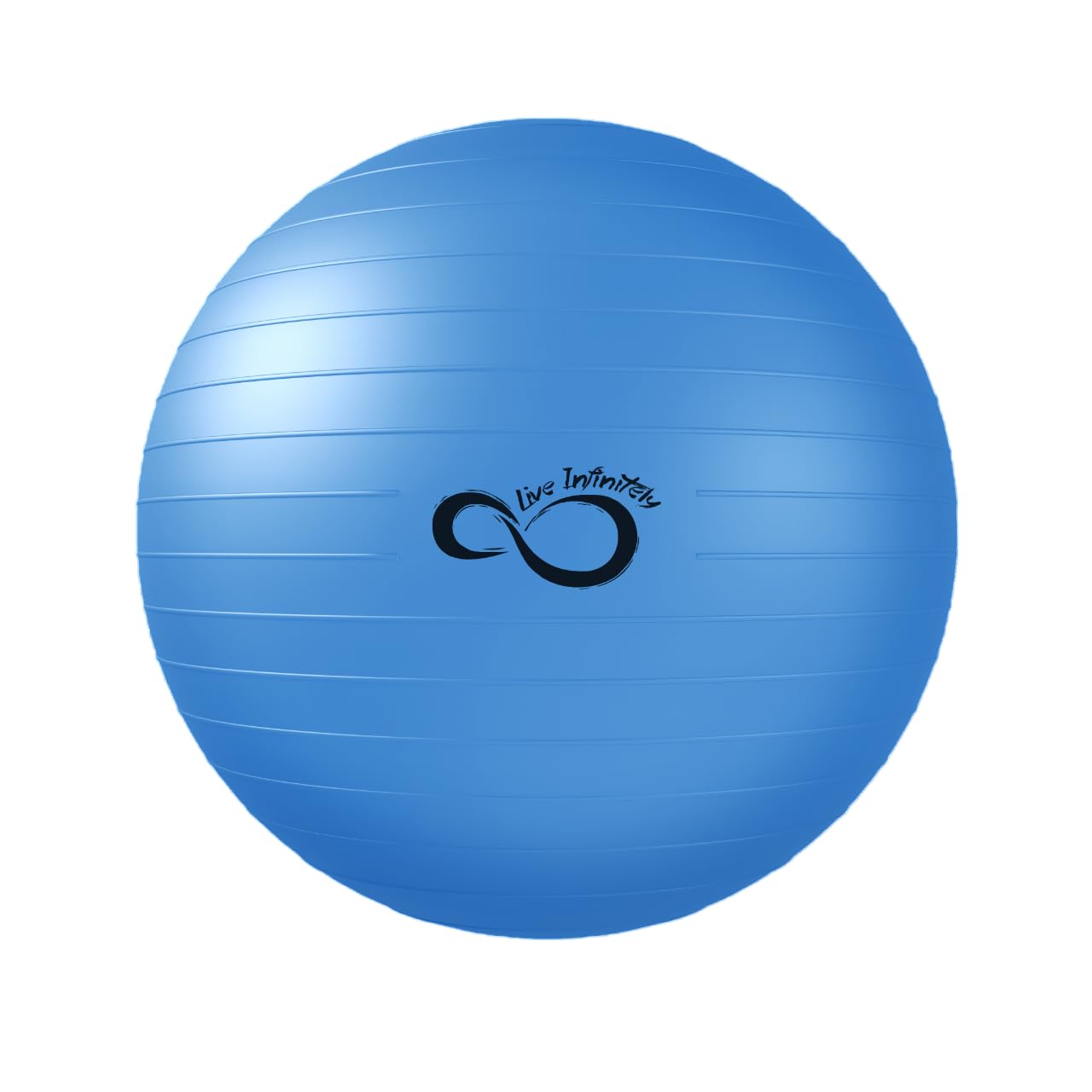 Live Infinitely Exercise Ball (55cm-95cm) Extra Thick Professional Grade Balance & Stability Ball- Anti Burst Tested Supports 2200lbs- Includes Hand Pump & Workout Guide Access