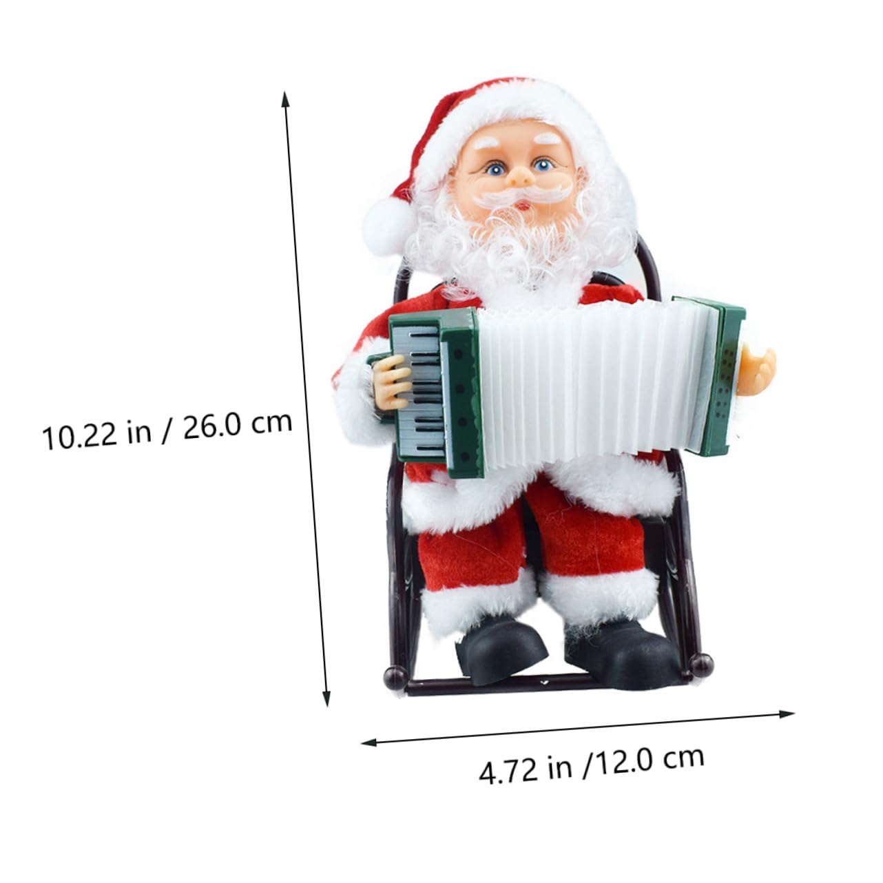 TOPBATHY 1 Pc Juguete De Papá Noel Decoración Papá Noel Eléctrico Juguete Musical De Navidad Juego Infantil Felpa Juguetes Componente Electrónico con Música Niño Manejar