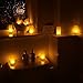 WoneNice Rechargeable Tea Lights Flickering Flameless Candles with Charging Base and AC Adapter, Romantic for Lantern Party Restaurants Weddings Christmas and Holiday Decoration