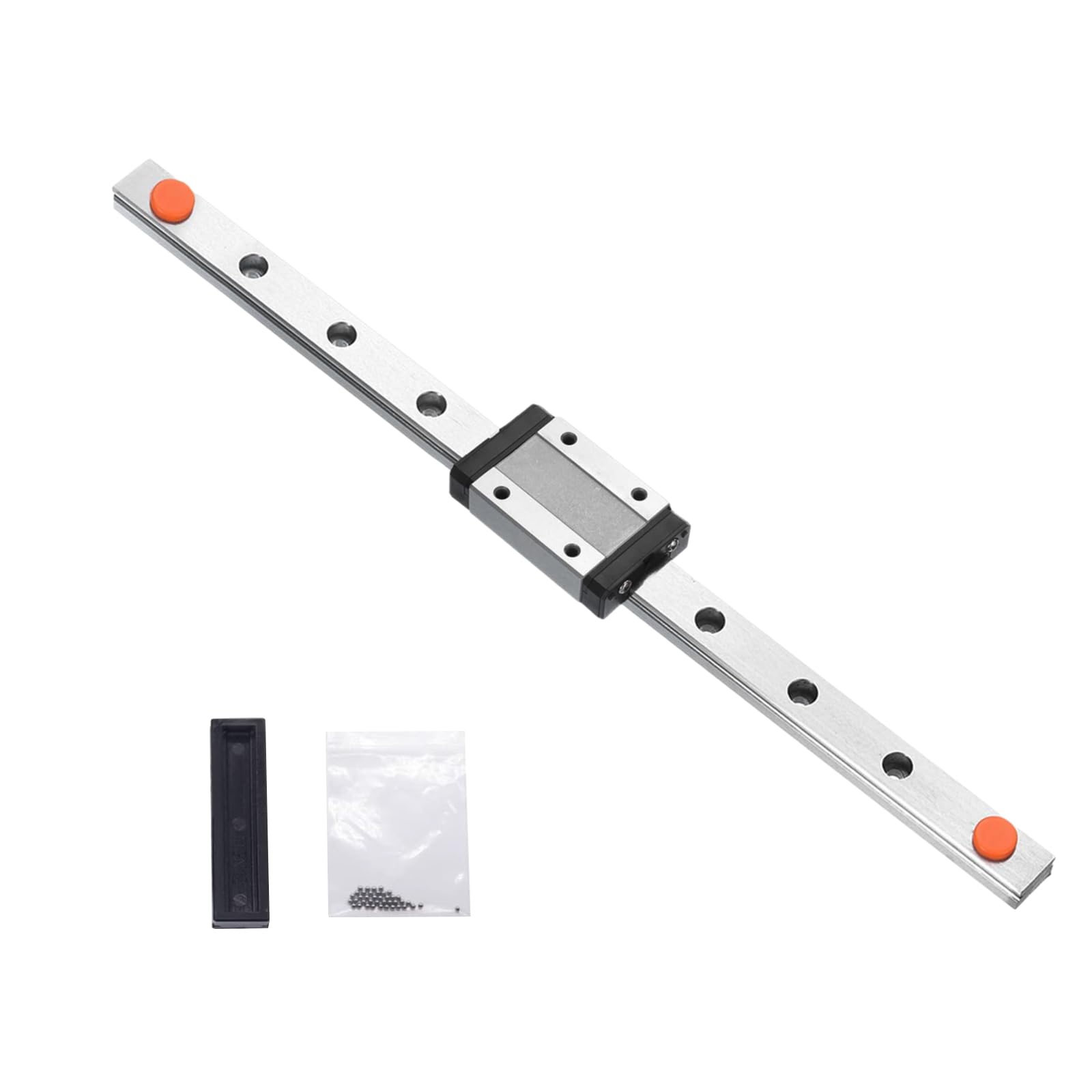 Linear Rail Guide MGN12H 300mm Length Miniature Linear Sliding Guideway with 1PCS Linear Sliding Block for CNC Machine and 3D Printer