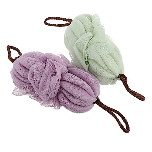 Beatifufu 背中用メッシュスクラバー バス用スポンジ 除去システム シャワー用実用ツール スキンクリーナー 2個入り 色指定不可