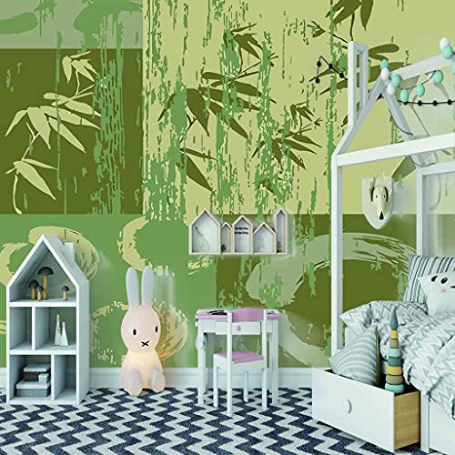 Papier Peint Plante Verte Auto-adhésif pour Masquer Défauts de Mur 3D - 3