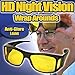 HD Night Vision Wraparounds Wrap Around Glasses (With package)