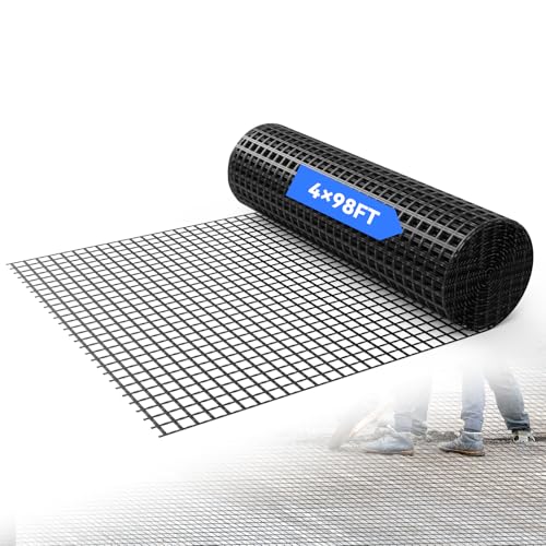 DRKSBesto 4ft x 98ft Bi-Directional Fiberglass Geogrid for Retaining...