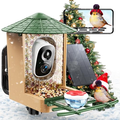 Smart Bird Feeder with Camera with AI Identify Birds Species