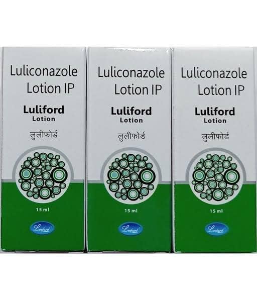 mak-up Antifungal Lulii-Ford Lotion | Luliconazole Lotion Ip | Net Weight - 15Ml | Pack Of (5)