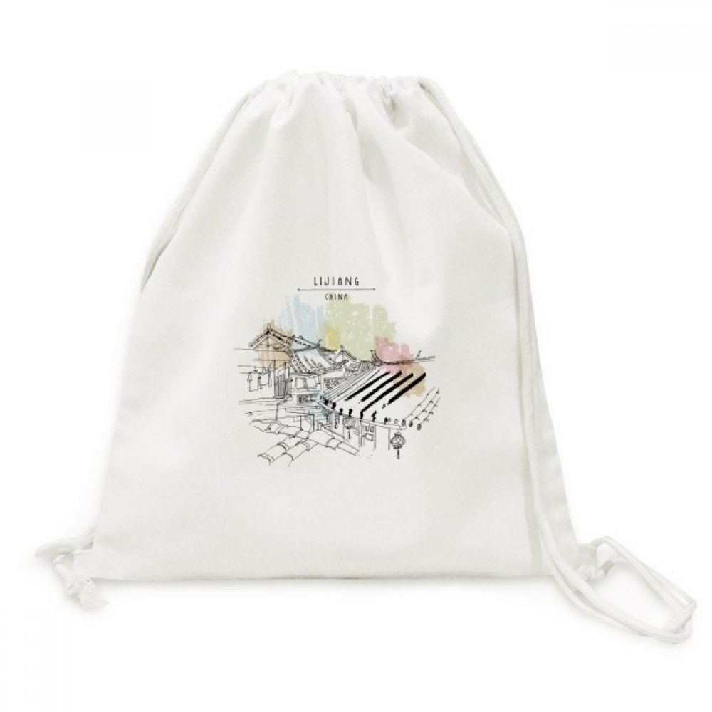 Toile drawstring backpack pour ranger vos affaires de voyage avec légèreté