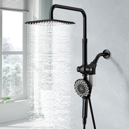SINGSUO Filtered Rain Shower Head with Handheld Spray Combo, High...