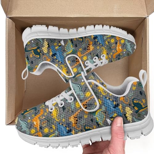 Forchrinse Tie Dye Ladybug Daisy Print Kids Sneakers for Boys Girls Ladybug Tennis Running Shoes for Little Kids Causal School Sport Sneakers Lightweight4