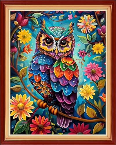 Image of Funart Stamped Cross Stitch Kits for Beginners Full Range of Cross Stitching Preprinted Embroidery Kits for Adults, 11CT Embroidery Pattern Needlepoint Kits- (ArtColors42)