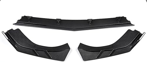 Bumpers Fit for Ford Mondeo 2022 2023+ ABS Black Bumper Front Lip Splitters Spoiler Cover Replacement Parts (Color ABS Carbon)