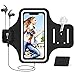 Produktbild YNMEacc Armtasche Kompatibel mit iPhone 12/11/12 Pro Max/XR/XS Huawei P30/P30 Lite/P30 Pro Samsung Galaxy S21 S21+, Xiaomi, Sportarmband Armband Handytasche für Joggen Running Fitness (4.7"-6.7")