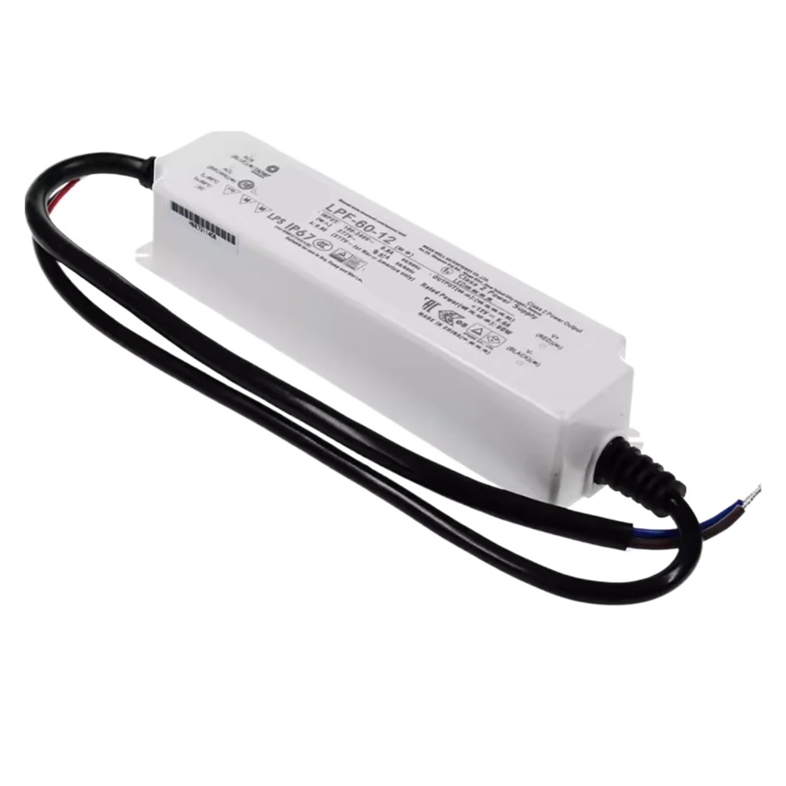 LPF-60-12 driver 60W double régulation pour LED 12V