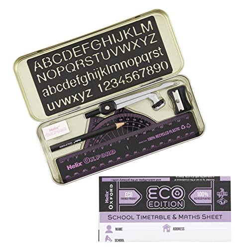 Helix Oxford Eco Maths Set - Pink - Image 4