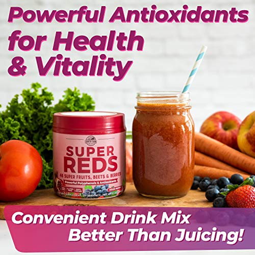 Country Farms Super Reds Energizing Polyphenol Superfood, Antioxidants, Drink Mix, 20 Servings, 7.1 Ounce (Pack of 1) - Thumbnail 3