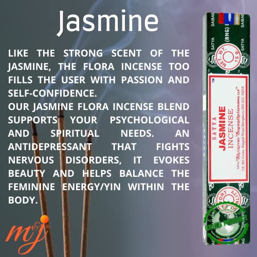 Original Satya Nag Champa Jasmine Incense Sticks - Image 2