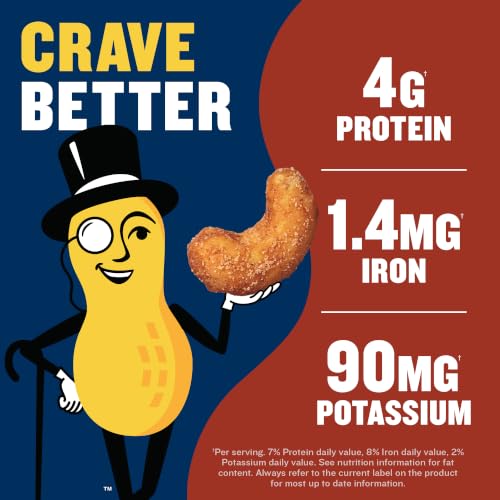 Image of PLANTERS Cinnamon & Brown Sugar Cashews, Plant Based Protein, 5 Oz (1 Ct)