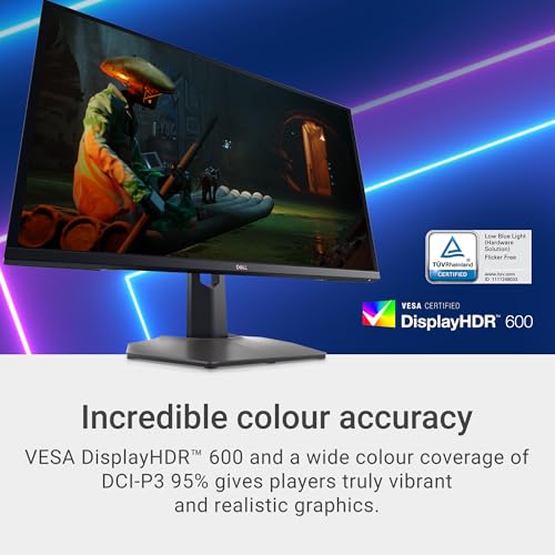 Dell G3223Q 32-Inch 4K Gaming Monitor - 144Hz, AMD FreeSync & NVIDIA G-SYNC, Adjustable Stand, 3-Year Warranty