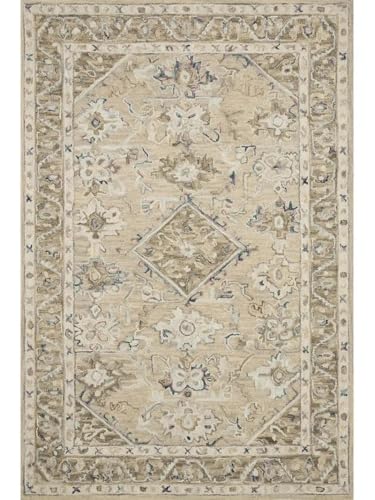Image of Hand Tufted Premium Rug Premium Wool Carpet for Living Room Bedroom and Hall Size 5x8 Feet Color Multi