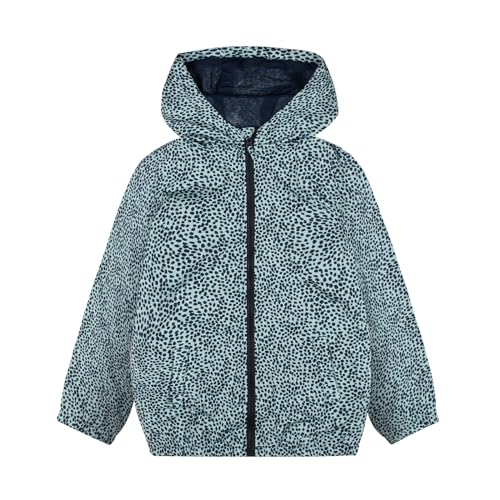 Image of SUNDAY ROSE Boys Girls Rain Jackets Lightweight Waterproof Hooded Printed Raincoats Windbreakers for Kids