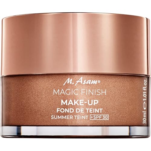 M. Asam Magic Finish Summer Teint Mit LSF 30 (30ml), 4-in-1 Primer, Make up, Puder & Concealer, Kaschiert, Gleicht Aus, Verschönert & Perfektioniert Deinen - Für Gebräunte Haut, vegan