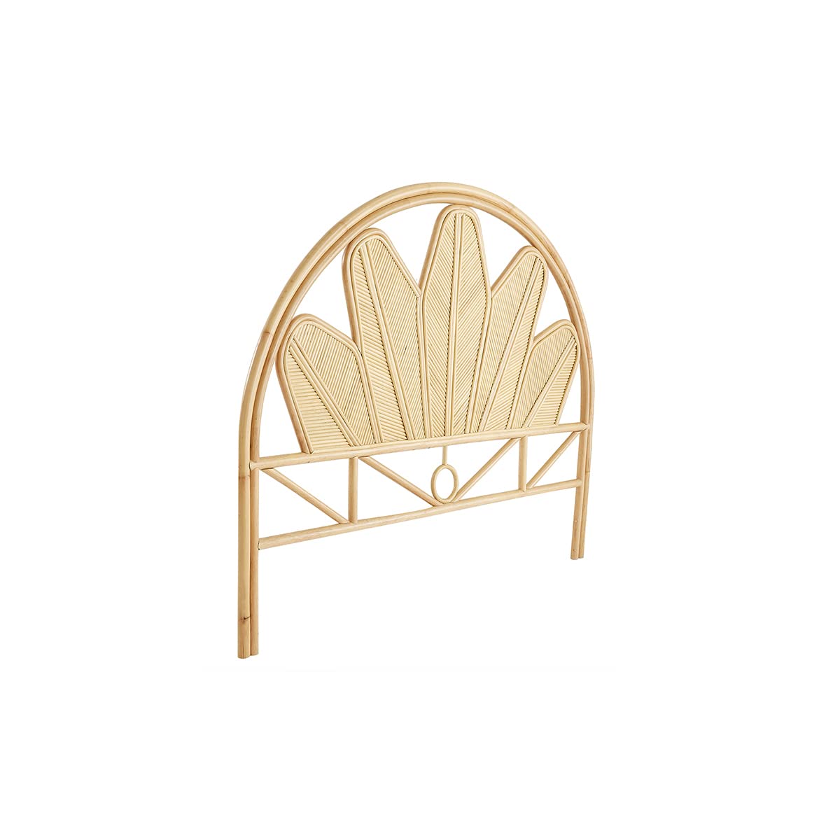 Miliboo Cabecero de Cama de ratán Natural 160 cm Nalah