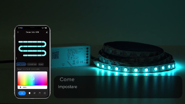 TK99SW 5M RGB 360 gradi rotondo modello Reticulate LED Neon