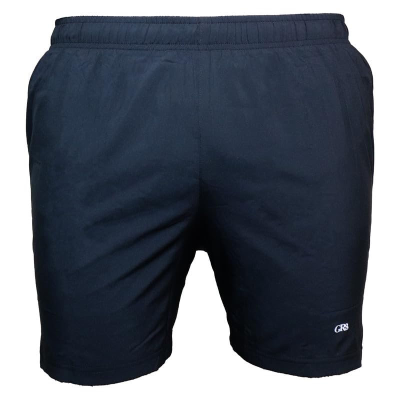 RAZAINGR8 Great Clothing Gym shorts For Men|Men's Activewear Shorts|Breathable Gym, Running Workout Athletic Sports Basketball Quick Dry Shorts for Men (UAE/KSA, Alpha, XL, Regular, Regular, Black)