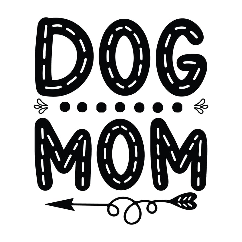 Poster Dog Mom A2 idée cadeau déco de phrases courtes célèbres et mots inspirants
