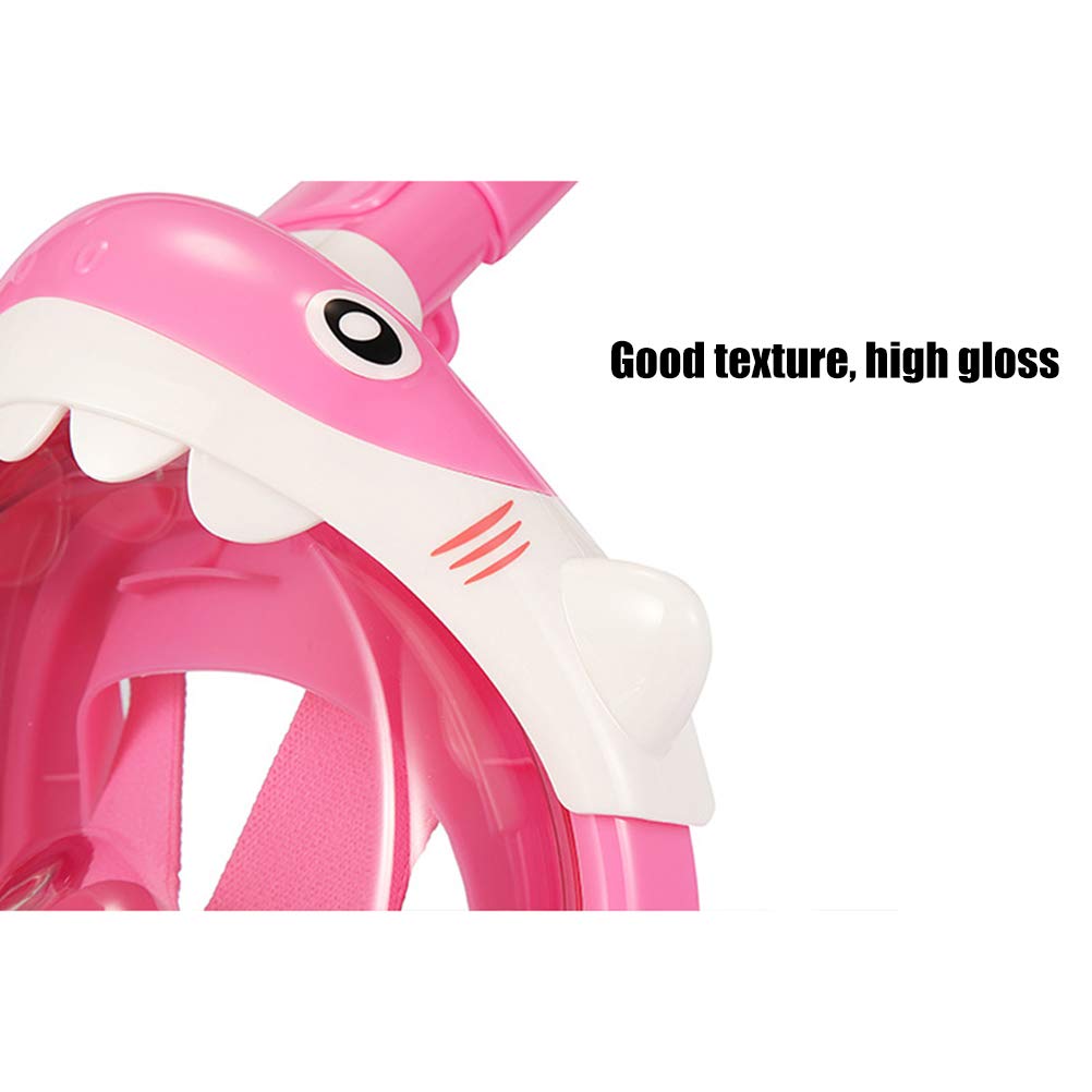 Máscara de Snorkel de Cara Completa Premium para Niños con Dry-Top para Proteger la Cara bajo el Agua