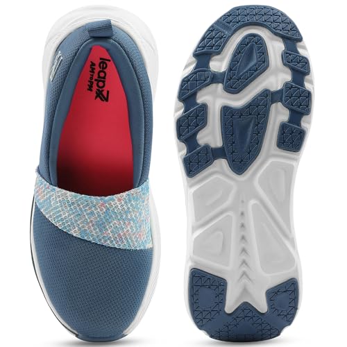 Image of Liberty Leap7x CANBERRA1E Sports Non Lacing Walking Shoes for Women with EVA Sole | Suitable for Jogging Gym | Memory Foam Insole | Comfortable Footbed | Lightweight and Shock Absorption