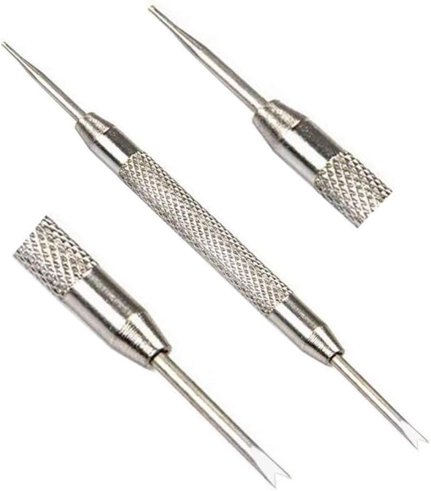 DIY Crafts 2 Pc, Pin Remover, Watch Band Replacement Tool, Heavy Duty Stainless Steel Watch Spring Bars Replacement Watc (2 Pc, Pin Remover)